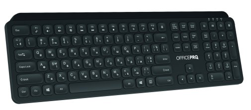 Клавіатура OfficePro SK680 Wireless Black