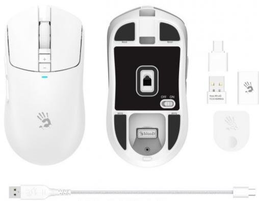 Миша Bloody R72 Ultra Wireless White (R72 Ultra White)