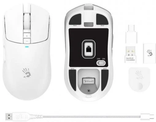 Фото: Миша Bloody R72 Ultra Wireless White (R72 Ultra White) № 18 | KTC