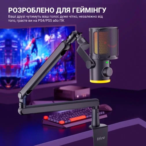 Фото: Мікрофон Fifine TAM6 Black № 25 | KTC