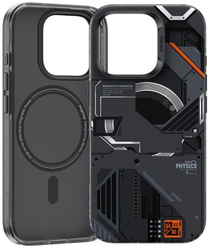 Чохол Benks for iPhone 16 Pro Max - Magnetic Mecha Series Black (01401)