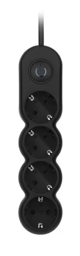 Фото: Мережевий фільтр 2E U04VESM3BK 4/3m Black (2E-U04VESM3BK) № 8 | KTC
