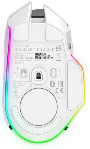 Миша Razer Basilisk V3 Pro 35K White (RZ01-05240200-R3G1)