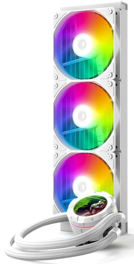 Фото: Система рідинного охолодження ID-COOLING Space LCD SL360 XE White № 13 | KTC