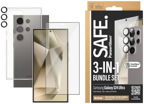 Фото: Чохол PanzerGlass for Samsung S24 Ultra - Safe 3in1 Pack (PG_BSAFE95674) № 9 | KTC