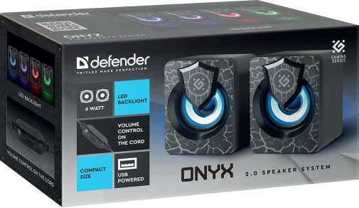 Колонки Defender Onyx Black (65038)