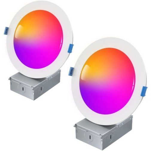 Світильник Govee B601B Smart LED Recessed Lights RGBWW WI-FI/Bluetooth White 2psc (B601B3C1)