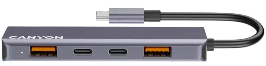 Фото: USB-хаб Canyon DS-18 5in1 USB-C Grey (CNS-TDS18) № 8 | KTC