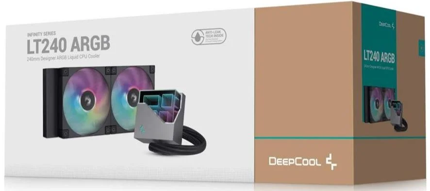 Фото: Система рідинного охолодження Deepcool LT240 ARGB Black (R-LT240-BKAMNC-G-1) № 12 | KTC
