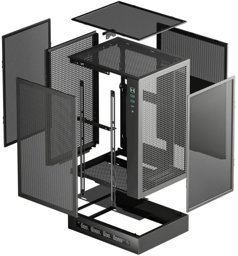 CH170 Digital Black with mesh side panel