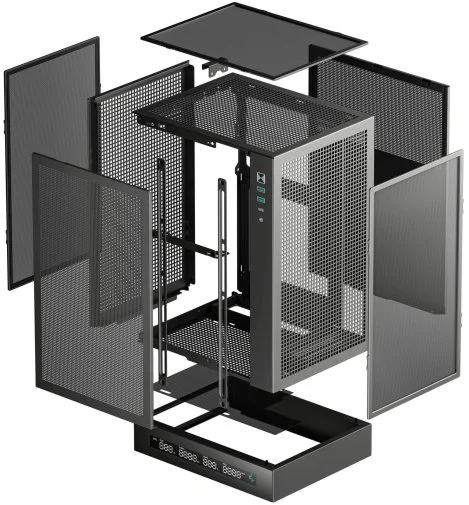 Фото: Корпус Deepcool CH170 Digital Black with mesh side panel (R-CH170-BKNPI0D-G-1) № 24 | KTC
