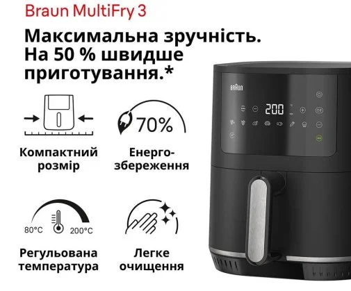 Фото: Мультипіч Braun MultiFry 3 (HF 3030 BK) № 23 | KTC