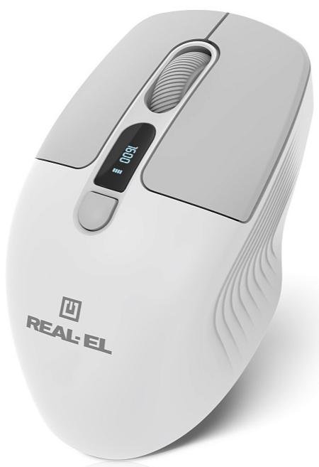 Миша Real-EL RM-480W White (EL123200050)