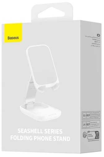 Універсальний тримач Baseus Seashell Series Folding Phone Stand Cluster Moon White (B10551500211-00)