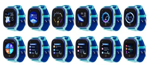 Фото: Смарт годинник AmiGo GO005 4G WIFI Thermometer Blue (GO005 4G Blue) № 12 | KTC