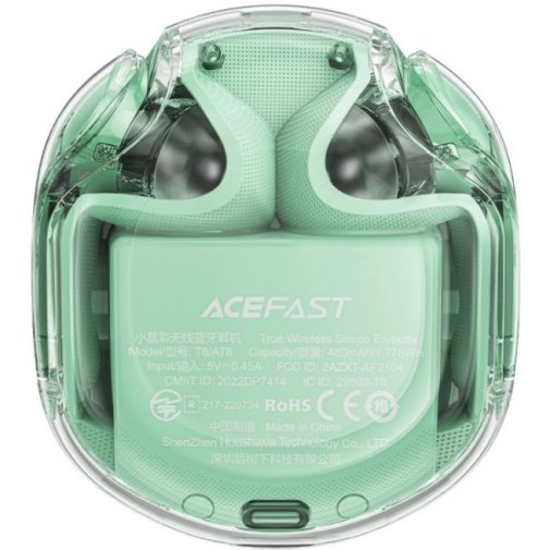 Навушники Acefast T8 Mint Green (6974316282259)