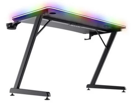Фото: Стіл для геймерів Trust GXT 710 Luminus Pro RGB Black (25419) № 11 | KTC