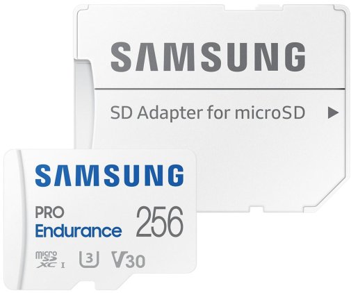 FLASH пам'ять Samsung Pro Endurance Class 10 UHS-I V30 U3 SDXC 256GB White with adapter (MB-MJ256KA/EU)