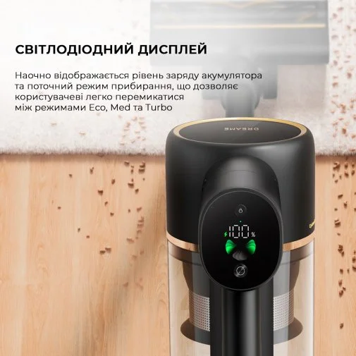 Фото: Ручний бездротовий пилосос Dreame R10 Pro Aqua (VZV15A) № 21 | KTC