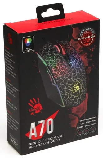 Фото: Миша Bloody A70A Activated Crackle Black № 14 | KTC
