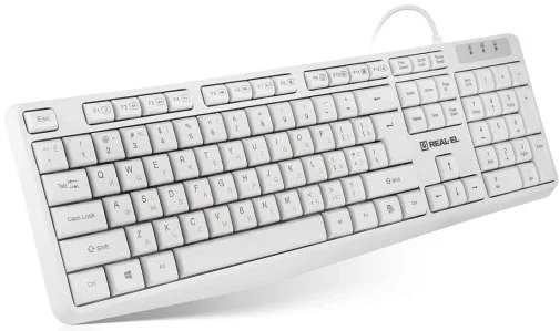 Фото: Клавіатура Real-EL RK-513 USB White (EL123100047) № 10 | KTC