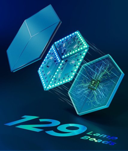 Смарт-освітлення Govee H606A Glide Hexagon Light RGBIC 10pcs White (H606AC81)