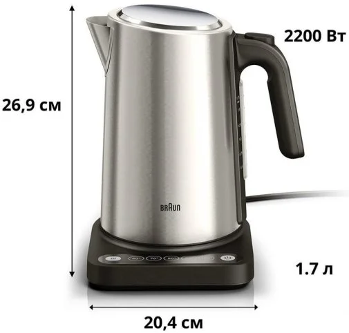 Фото: Електрочайник Braun WK 5205 BK № 8 | KTC