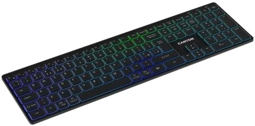 Фото: Клавіатура Canyon HKB-W11 UKR/ENG BT/WL Black (CNS-HBTK11B) № 10 | KTC
