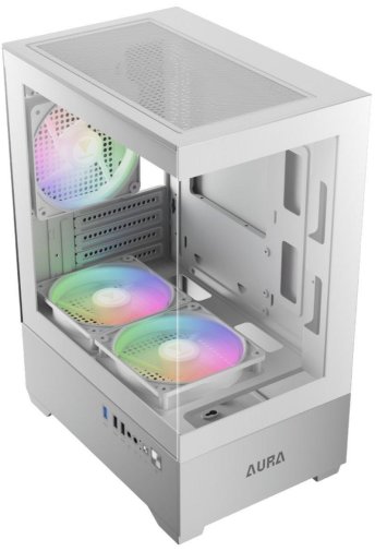 Корпус Gamdias Aura GC9M WH ARGB White with window (4711514502534)