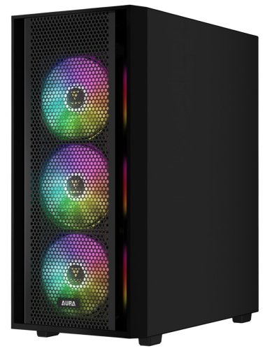Корпус Gamdias Aura GC2 Elite ARGB Black with window (4711514500615)