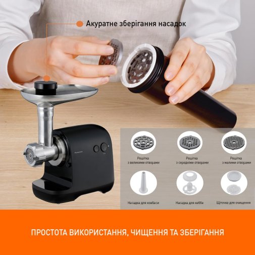 Електром'ясорубка Panasonic MK-GX1710KTQ