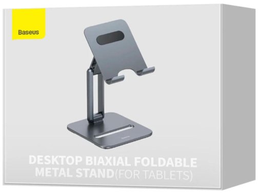 Універсальний тримач Baseus Desktop Biaxial Foldable Metal Stand for Tablets Grey (LUSZ000113)