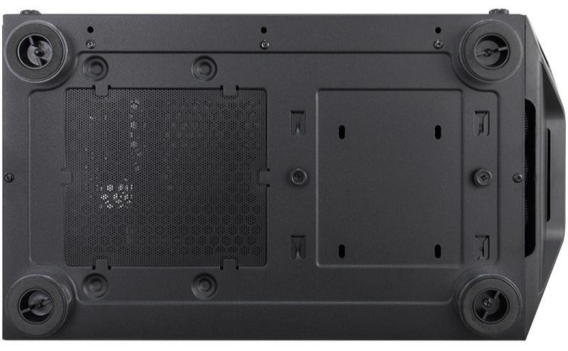 Корпус 1stPlayer X6-BK-4F1 Black with window