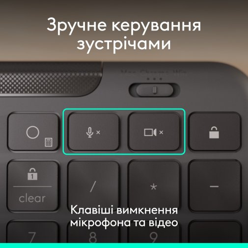 Комплект клавіатура+миша Logitech Signature Slim MK620 for business Graphite (920-013349)