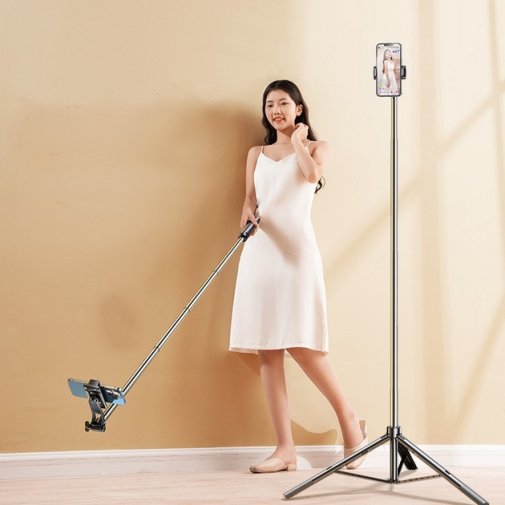 Селфі монопод RTAKO ZP220 Pro Ultra-Wide Angle Selfie Stick Black (6942063213376)