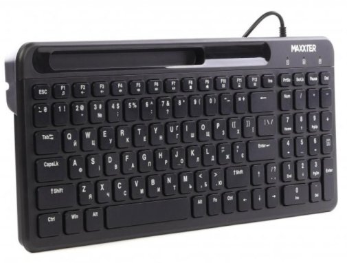 Клавіатура Maxxter KB-01B-UA USB Black