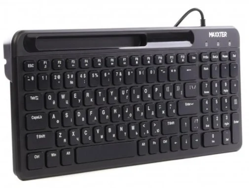 Фото: Клавіатура Maxxter KB-01B-UA USB Black № 7 | KTC
