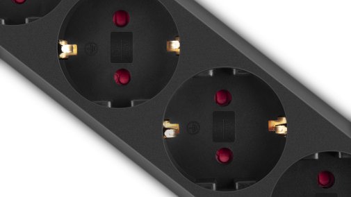Мережевий фільтр Real-EL RS-Protect M 5/1.8m Black (EL122300026)
