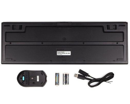 Комплект клавіатура+мишка A4tech 3000N Black
