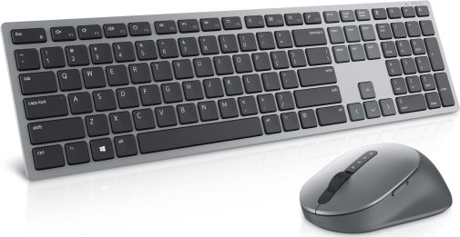 Комплект клавіатура+миша Dell Premier Multi-Device Wireless KM7321W Black (580-AJQV)