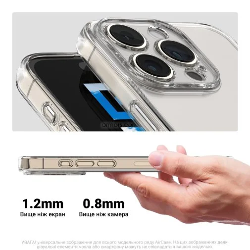 Фото: Чохол ArmorStandart for Oppo A60 4G - Air Camera cover Clear (ARM78598) № 11 | KTC