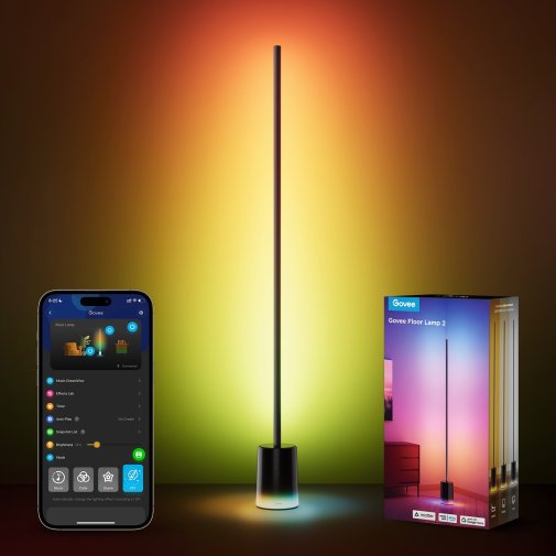 Торшер Govee H607C RGBICWW Black (H607C311)