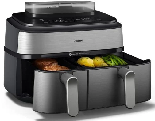 Фото: Мультипіч Philips 5000 Series Dual Basket (NA555/00) № 12 | KTC