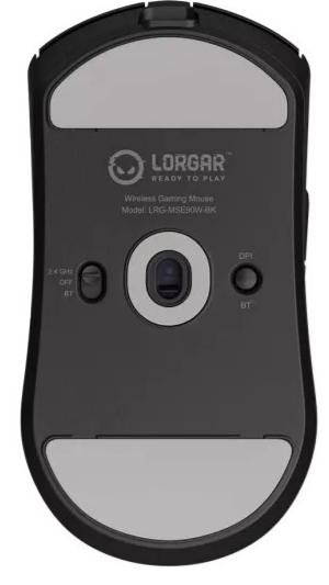 Миша Lorgar Elite MSE90W Wireless Black (LRG-MSE90W-BK)