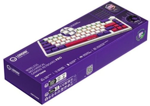 Клавіатура Lorgar KBP70MW Toxic Purple ENG WL/RT/USB White (LRG-KBP70MW-WH-US)