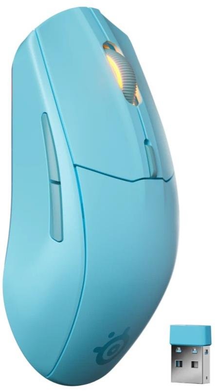 Миша SteelSeries Rival 3 Gen 2 Wireless Aqua (62526)
