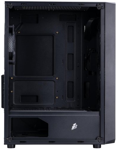 Корпус 1stPlayer FD3-M-BK-4F7 Black with window