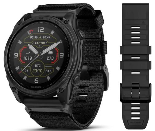 Смарт годинник Garmin tactix 8 - 51 mm Solar Includes Applied Ballistics Ultralight Solver (010-03407-01)