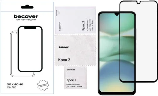 Фото: Захисне скло BeCover for Xiaomi Redmi A5 4G - Black (713418) № 10 | KTC