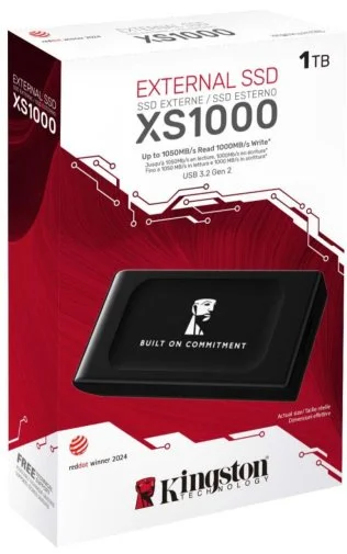 Фото: Зовнішній SSD-накопичувач Kingston XS1000 1TB Black (SXS1000/1000GA) № 6 | KTC